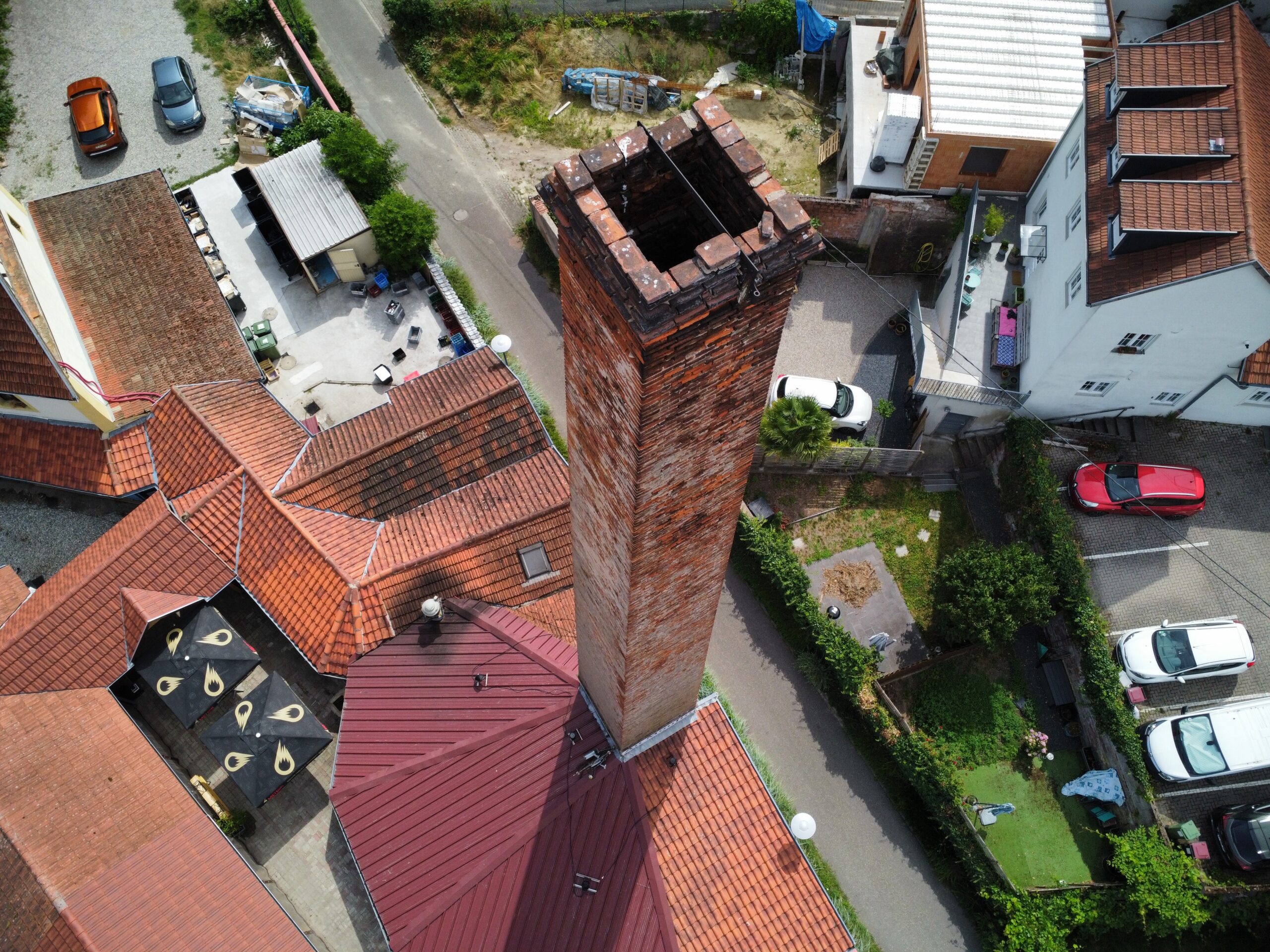 Inspection cheminée par drone Bischwiller