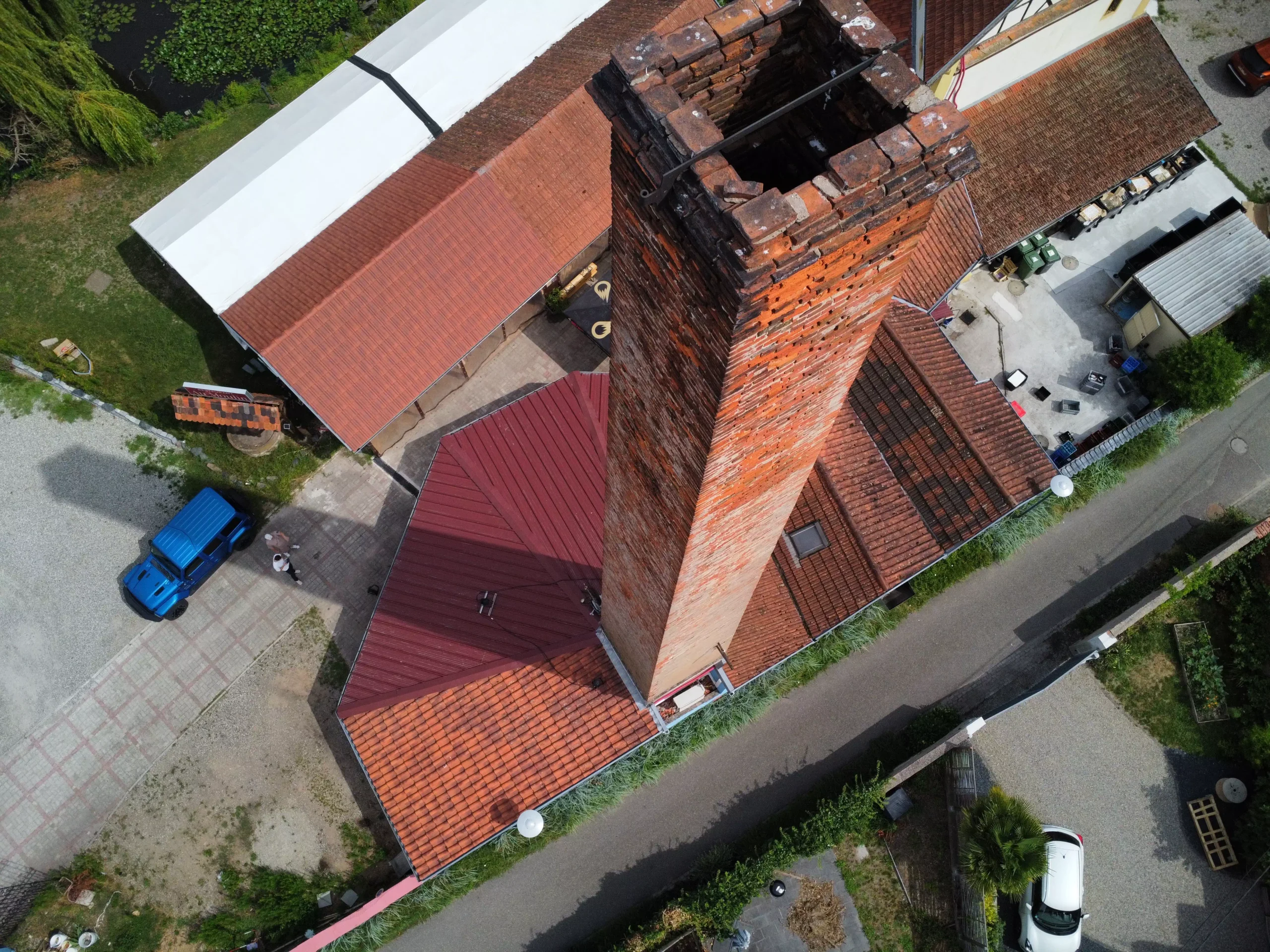 Inspection d'une cheminée à Bischwiller JHDrones