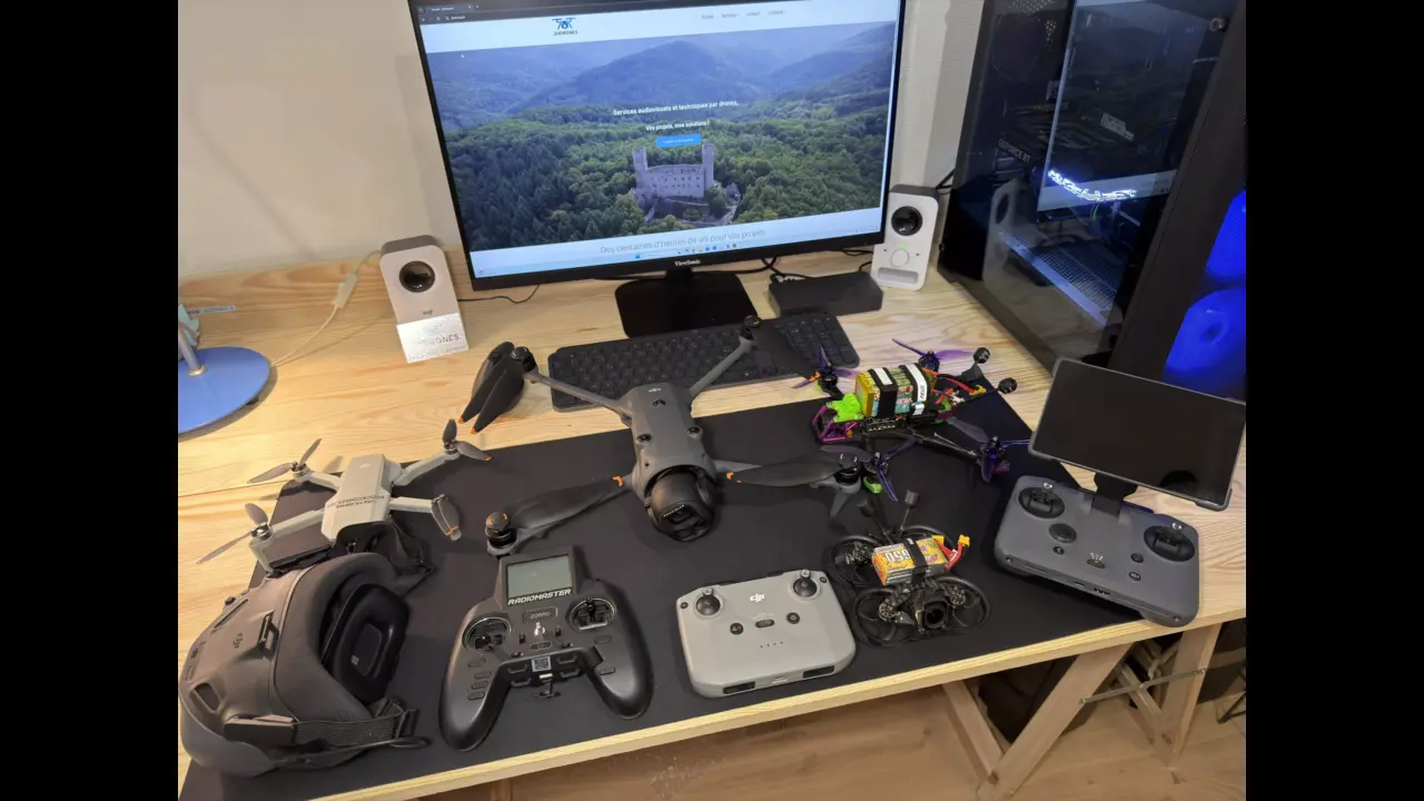 Mon matériel drones